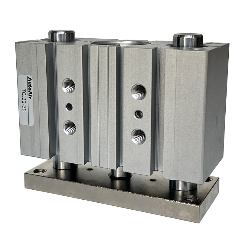 TCM/TCL Series Three-Rod Guide Pneumatic Cylinder - Three-Axis Pneumatic Slide Cylinder with Guide Rod