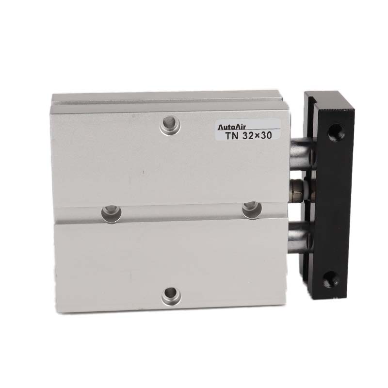 TN Series Double-Shaft Pneumatic Cylinders - China Dual Rod Guided Air Cylinders | Twin Rod Pneumatic Cylinders for Industrial Use