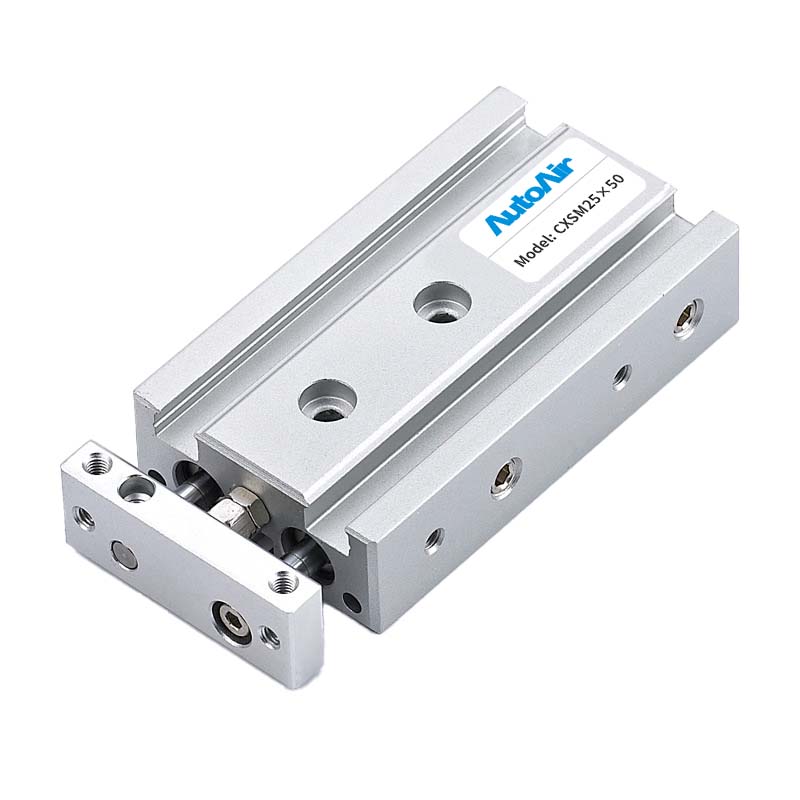 CXS Series Dual Rod Pneumatic Double-Shaft Cylinders - China Twin Rod Guided Air Cylinders for Industrial Use