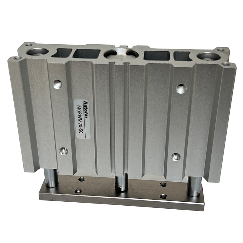 MGPW Compact Guide Cylinder - Wide Type Three-Rod Guide Pneumatic Cylinder /Three-Axis Pneumatic Cylinder with Guide Rod