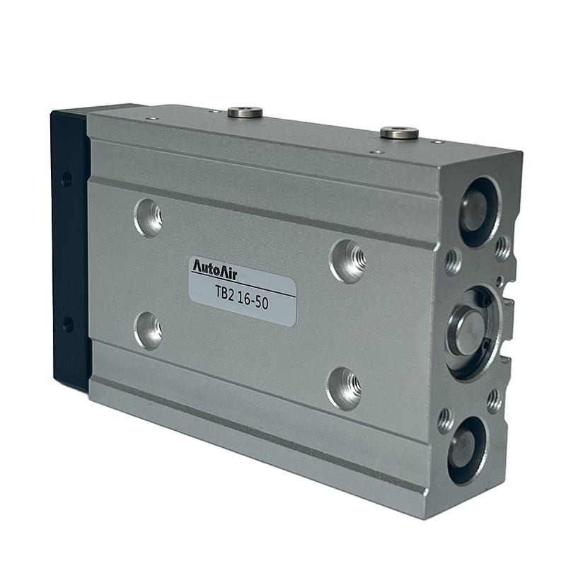TB Series Three-Rod Guide Pneumatic Cylinder - Three-Axis Slide Cylinder with Guide Rod for Industrial Applications
